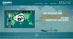 Desktop Screenshot of danelec-marine.com